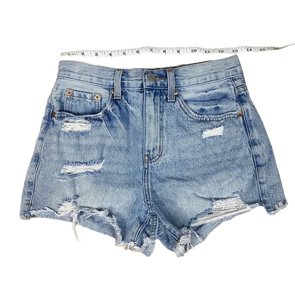 Pistola Nova Relaxed High Rise Cut Off Shorts - Picture 3 of 8